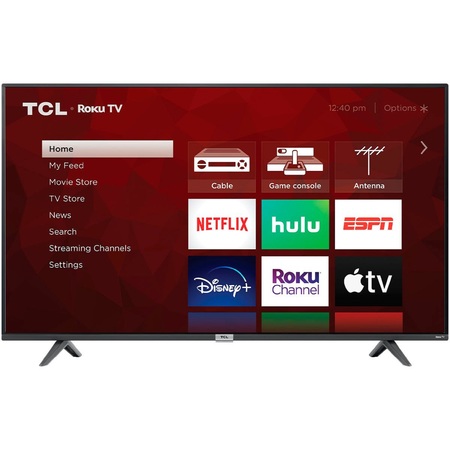 Tcl 55” Class 4 Series 4K UHD Smart Roku TV 55S435